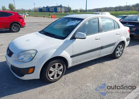 2009 Kia Rio Lx из США, поврежденный, VIN KNADE223696518580